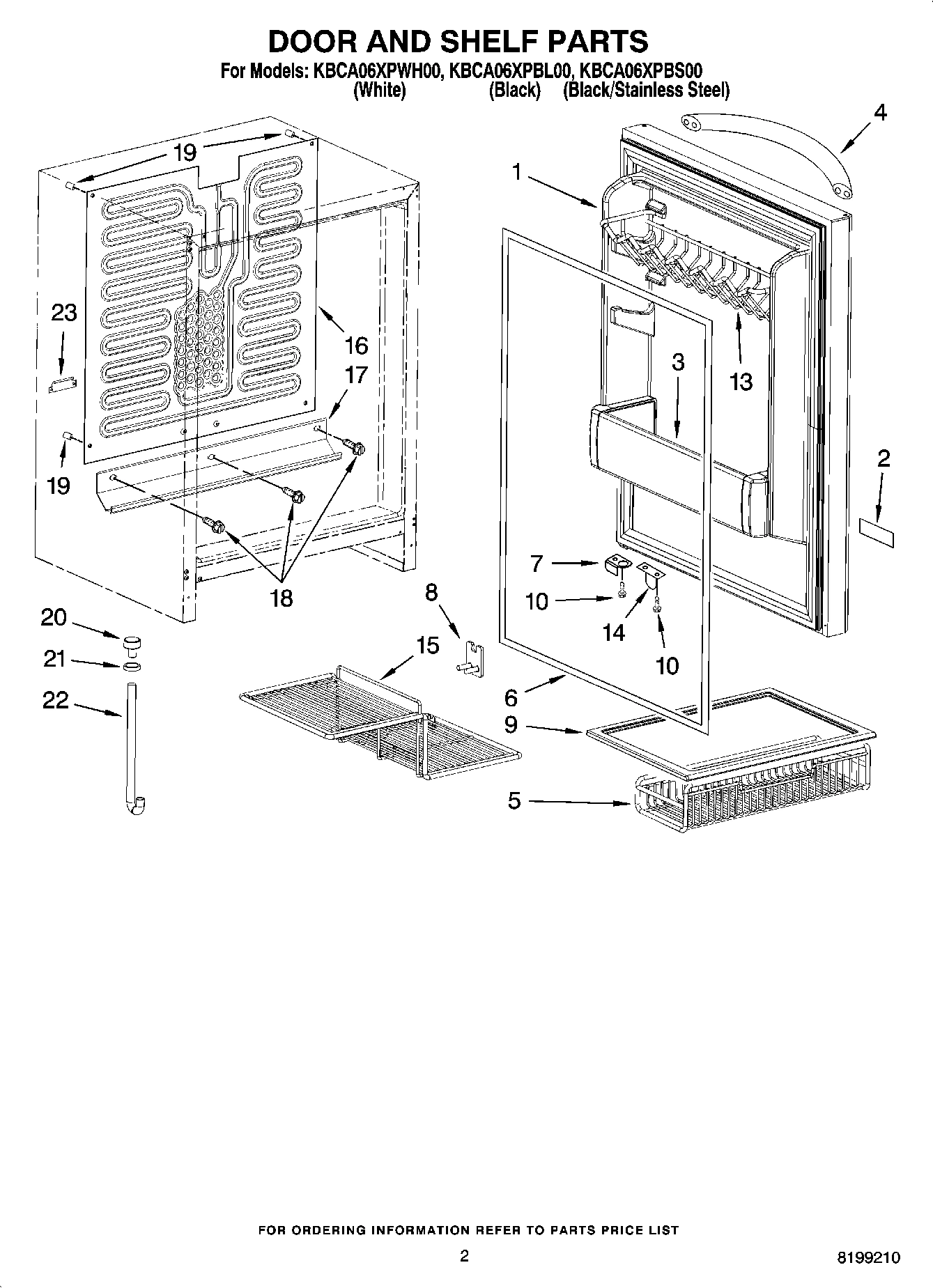 02 - DOOR AND SHELF PARTS