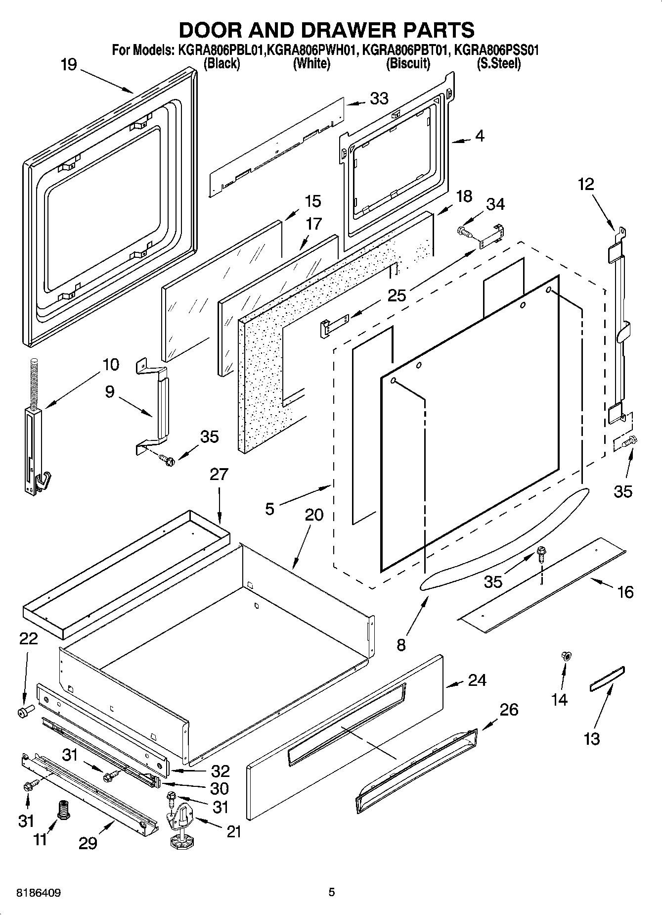 04 - DOOR AND DRAWER PARTS