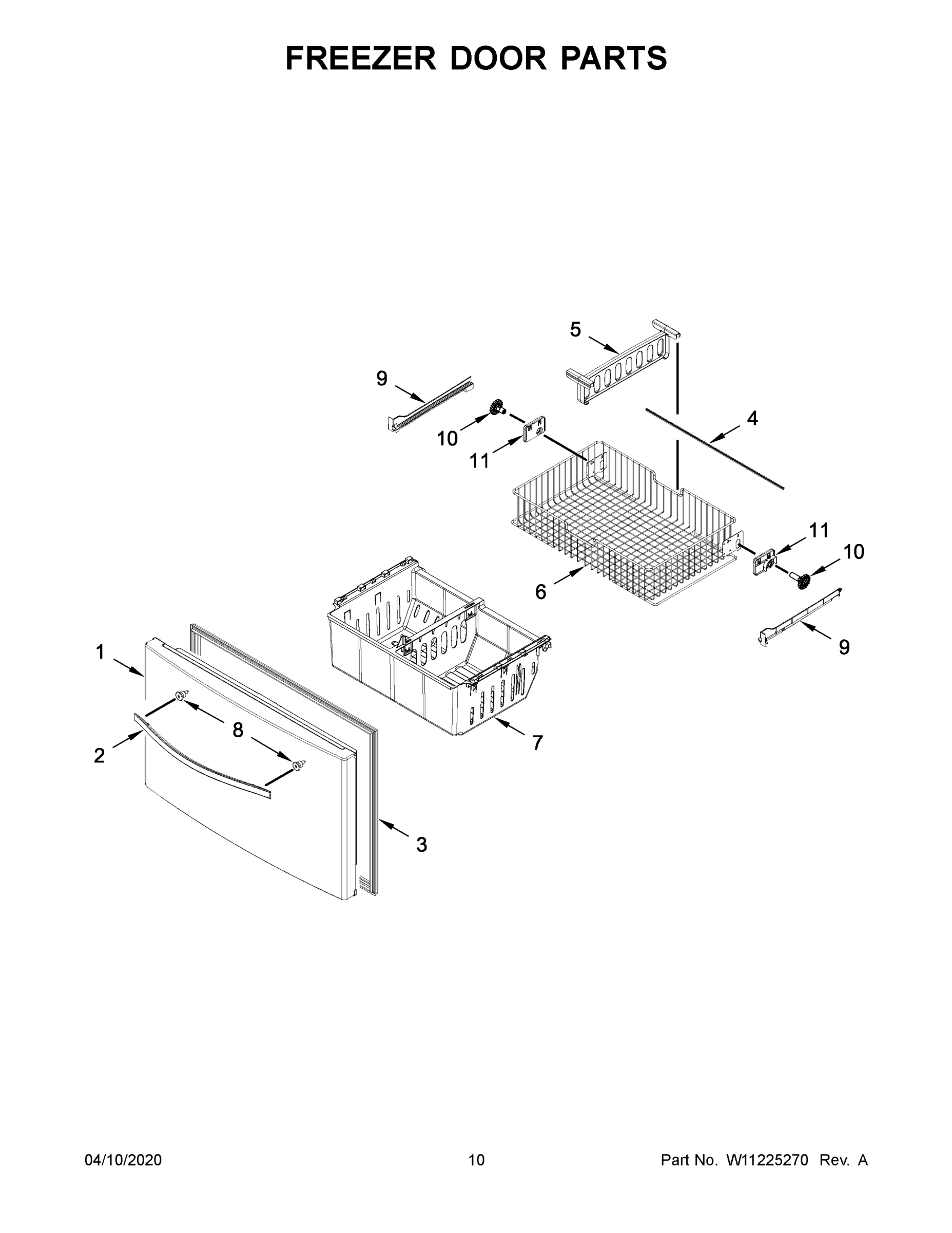 06 - FREEZER DOOR PARTS