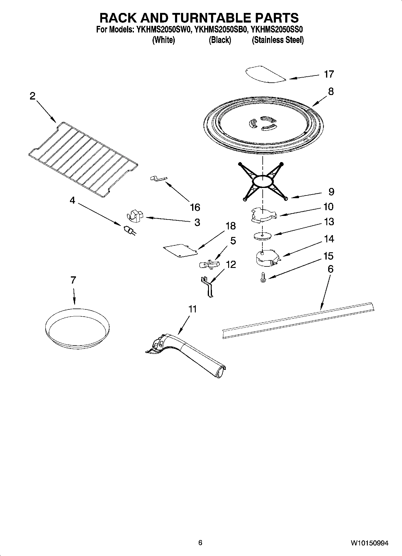 05 - RACK AND TURNTABLE PARTS