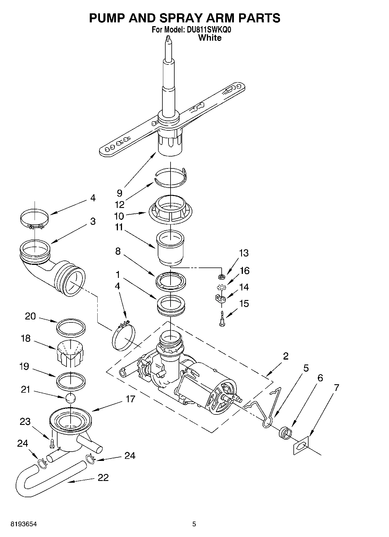 04 - PUMP AND SPRAY ARM