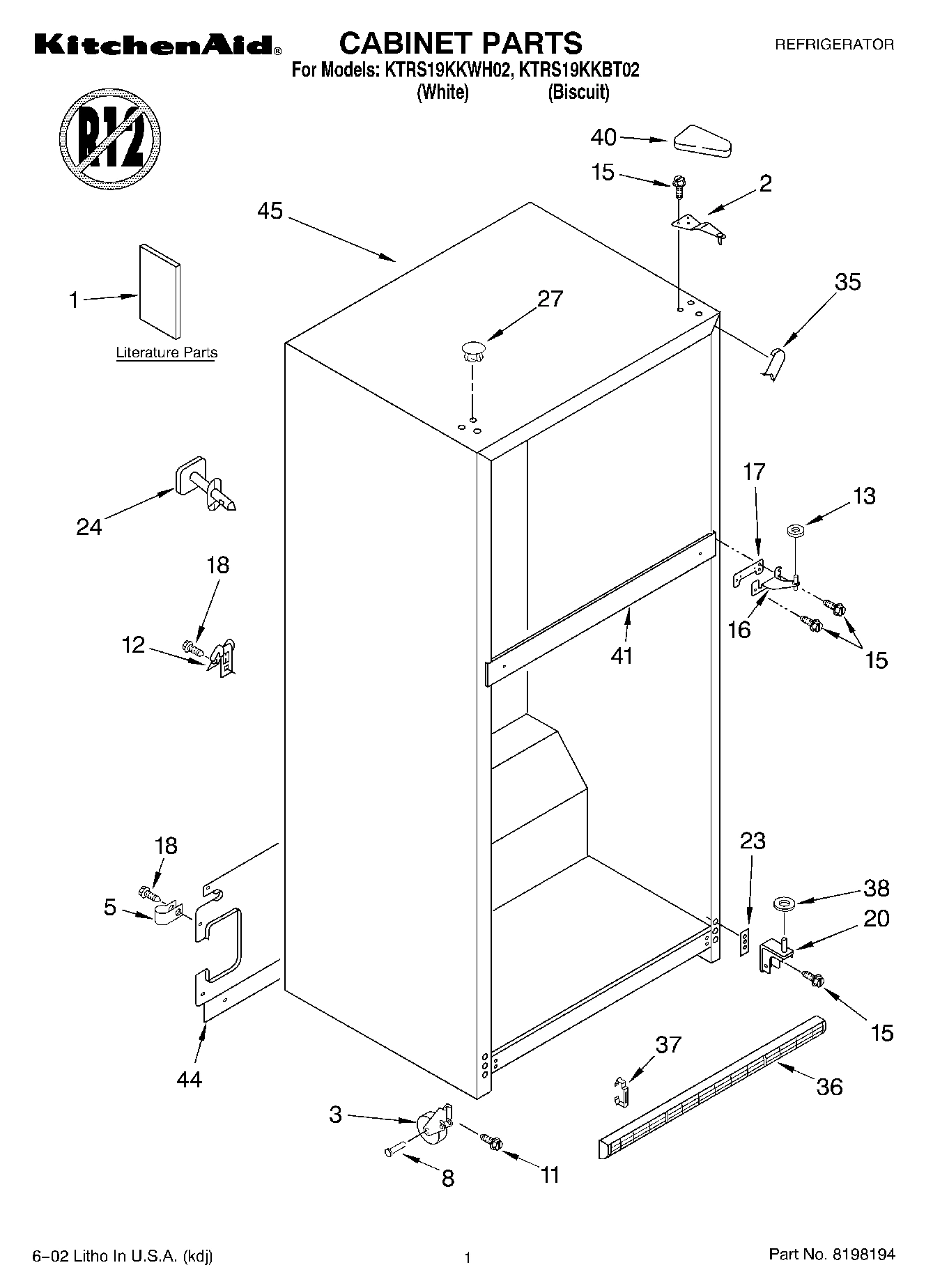 01 - CABINET, LITERATURE