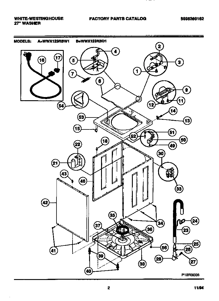 02 - CABINET, TOP PANEL, BASE