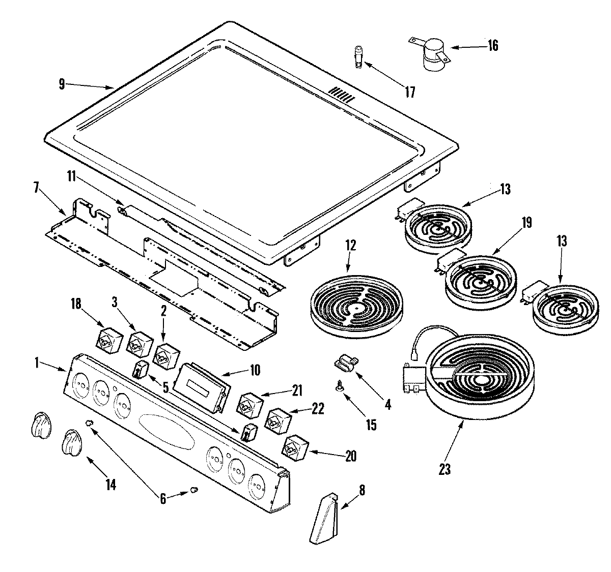 02 - CONTROL PANEL/TOP ASY