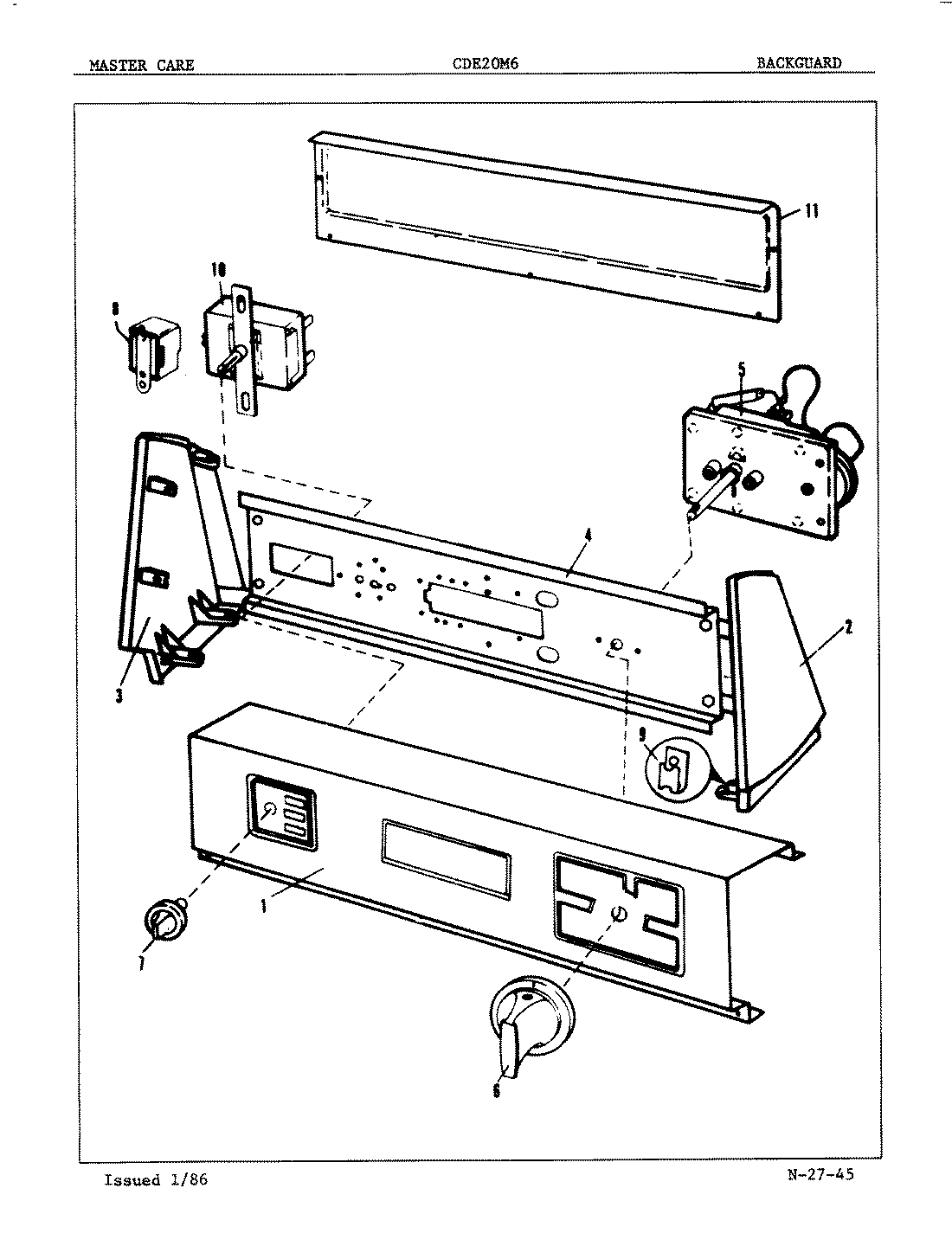 01 - CONTROL PANEL (ORIG. REV. A-D)