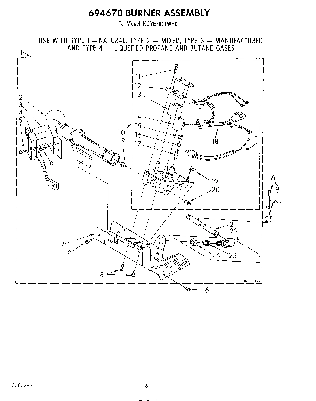 05 - 694670 BURNER