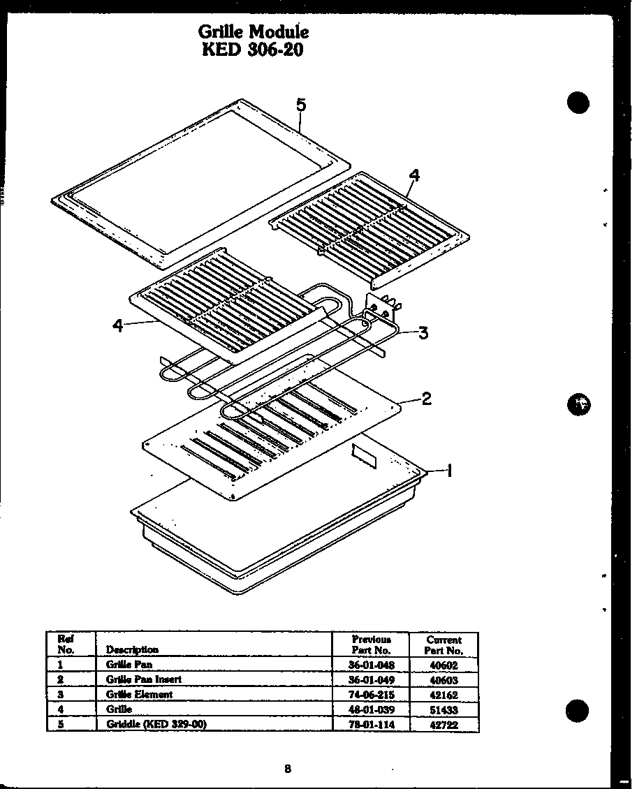 04 - GRILLE MODULE KED 306-20