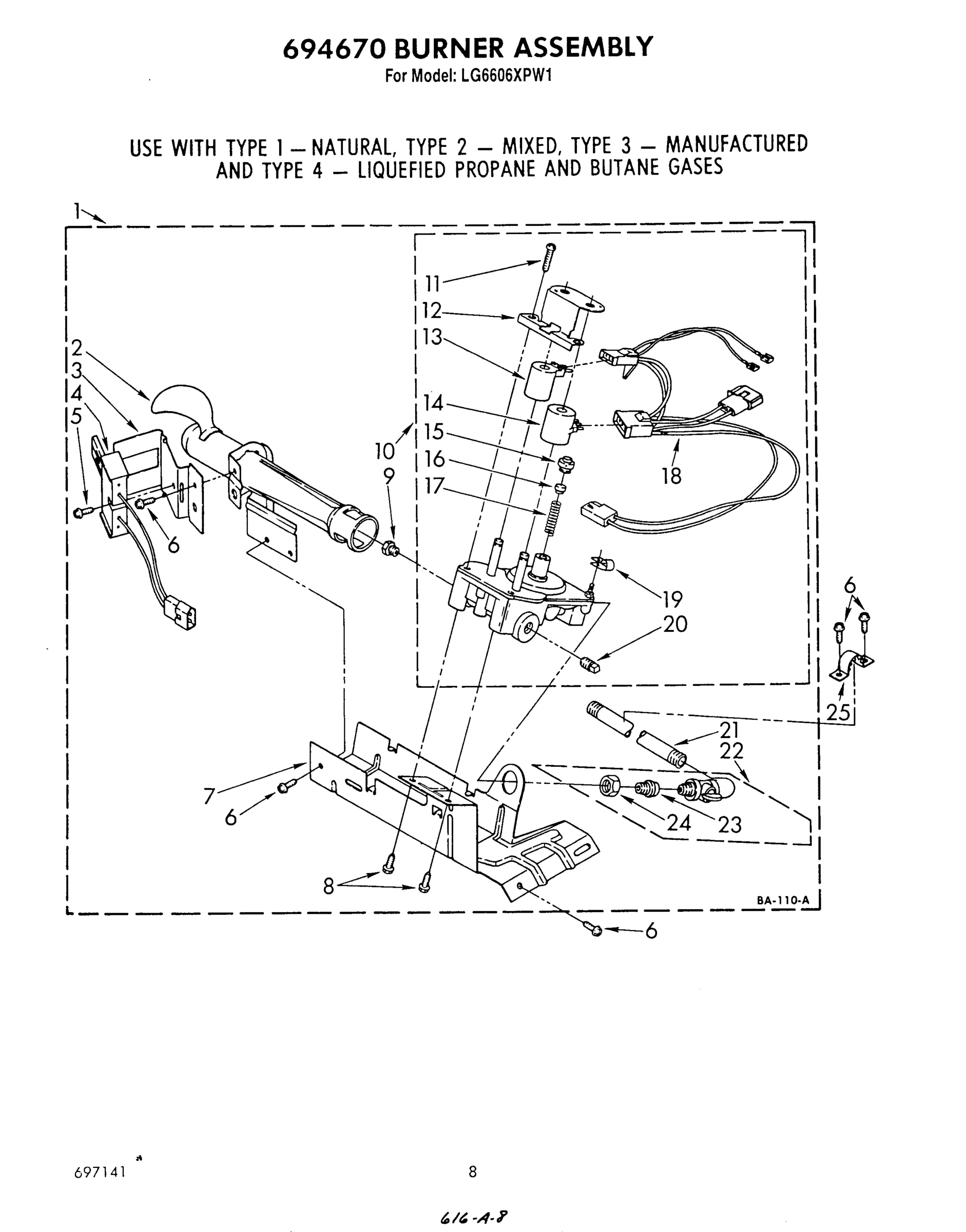 05 - 694670 BURNER
