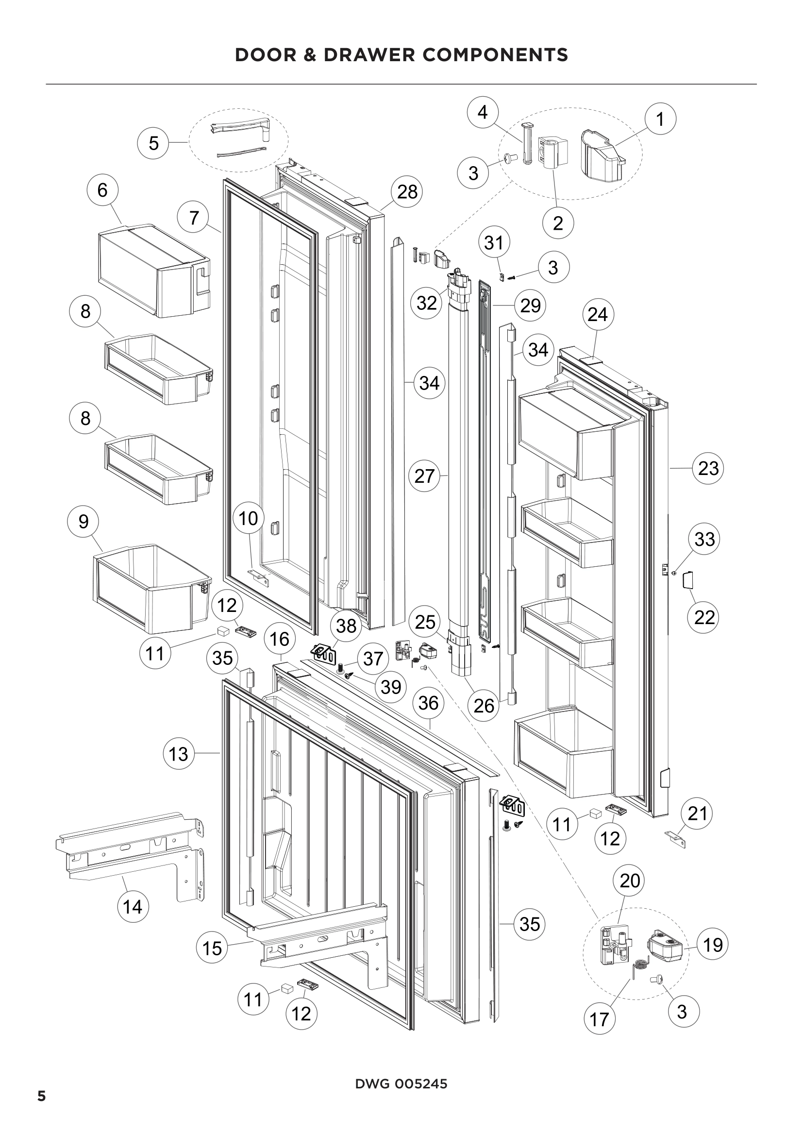 DOOR & DRAWER COMPONENTS