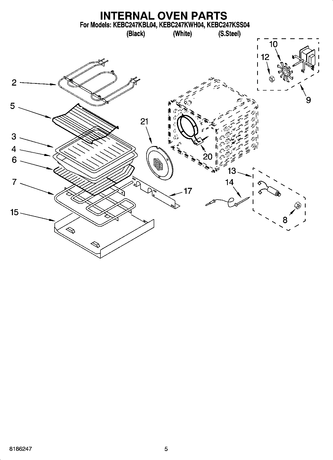 04 - INTERNAL OVEN PARTS