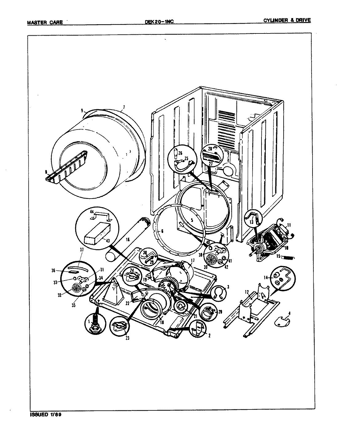 02 - CYLINDER & DRIVE (ORIG.-REV. A)