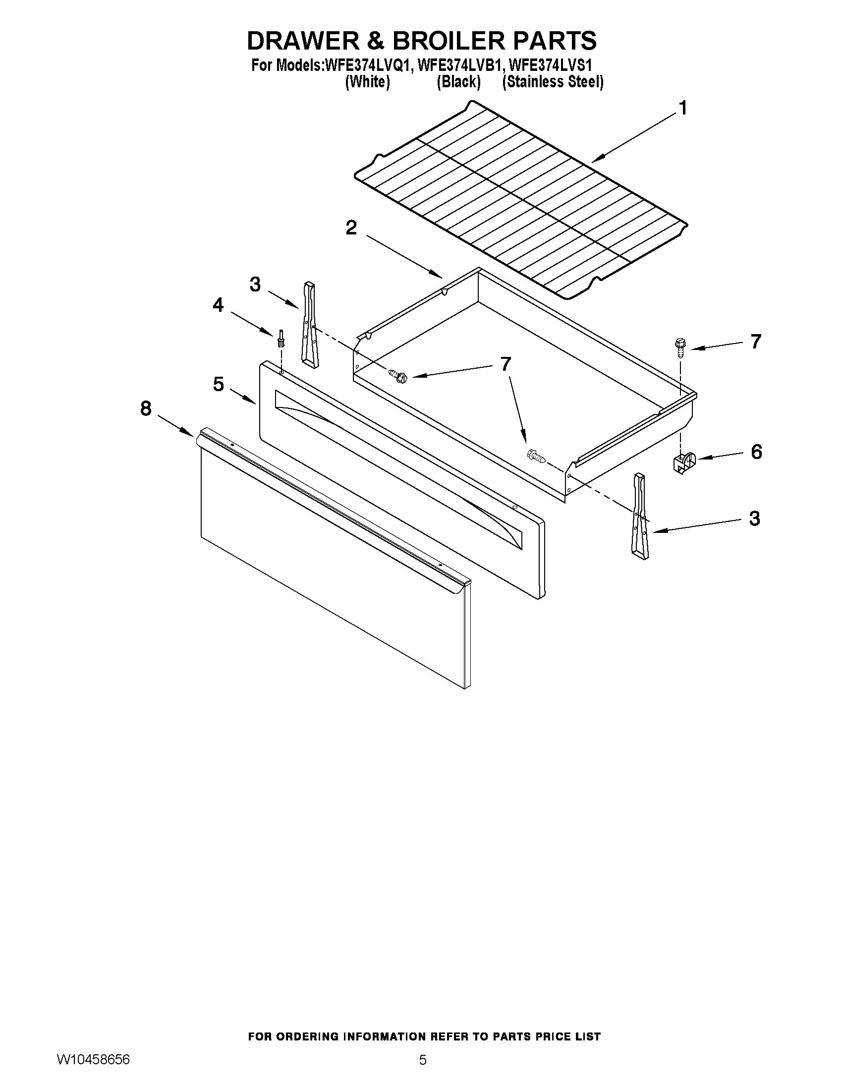 04 - DRAWER & BROILER PARTS