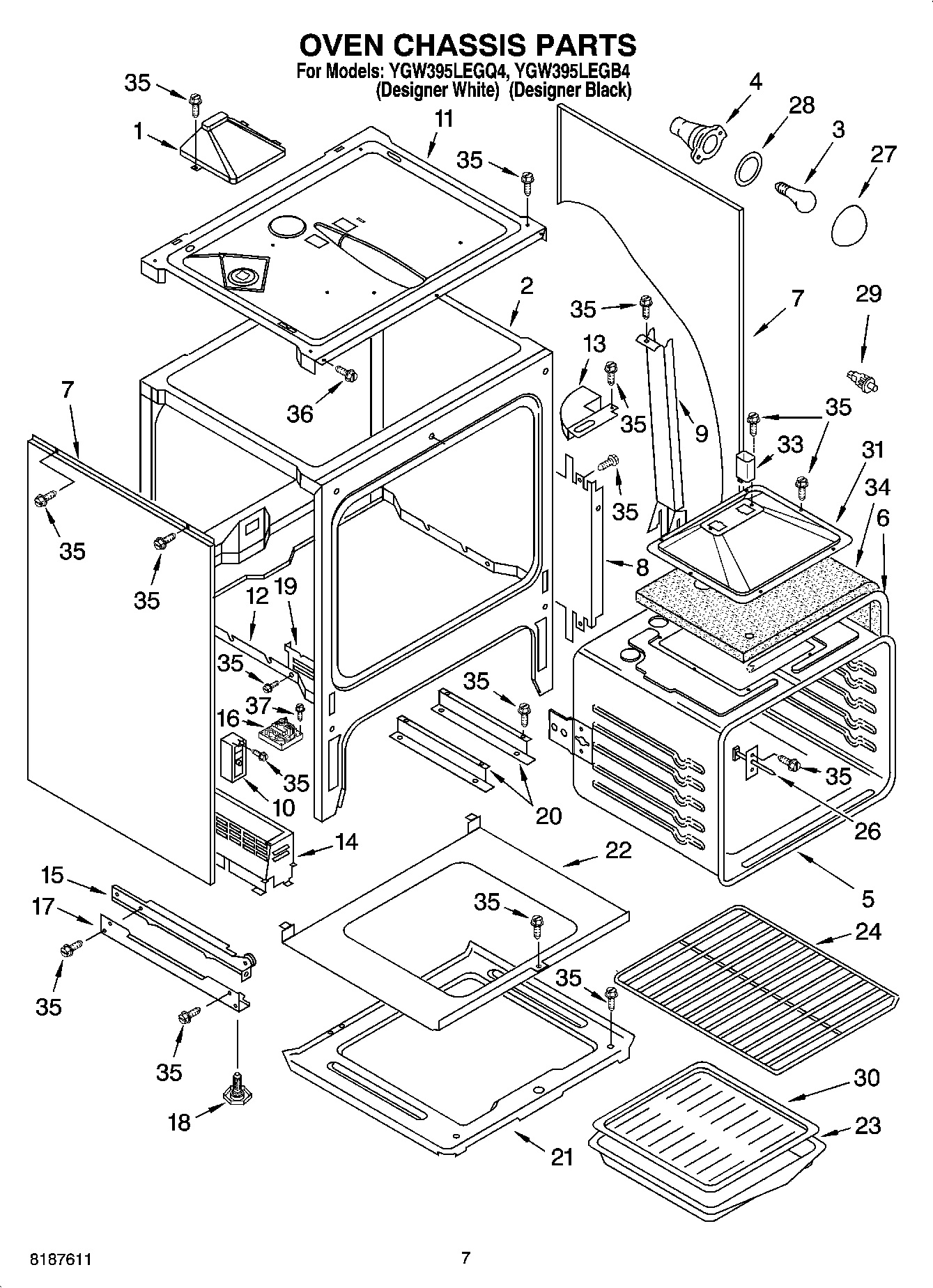 06 - OVEN CHASSIS PARTS