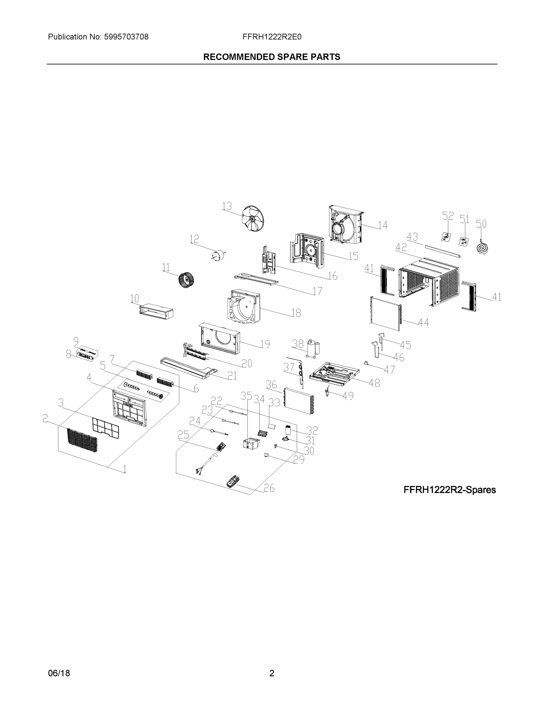 02 - RECOMMENDED SPARE PARTS