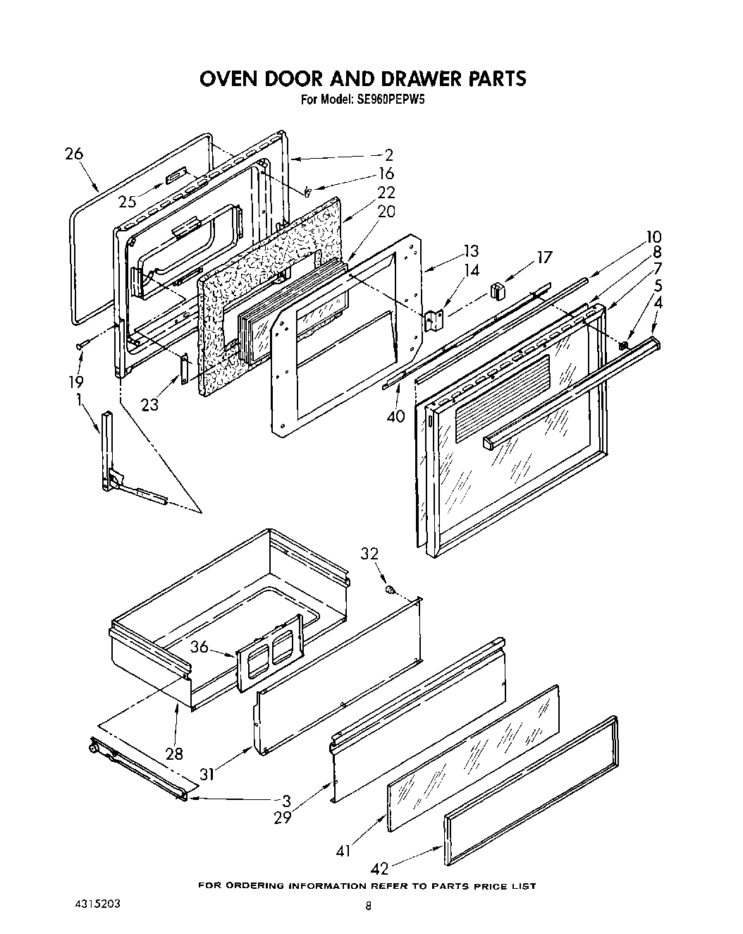 06 - OVEN DOOR AND DRAWER