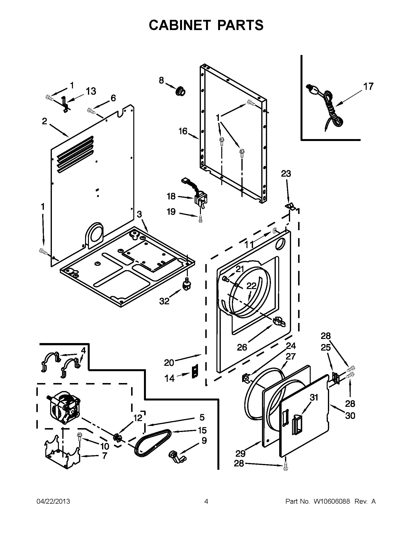 02 - CABINET PARTS