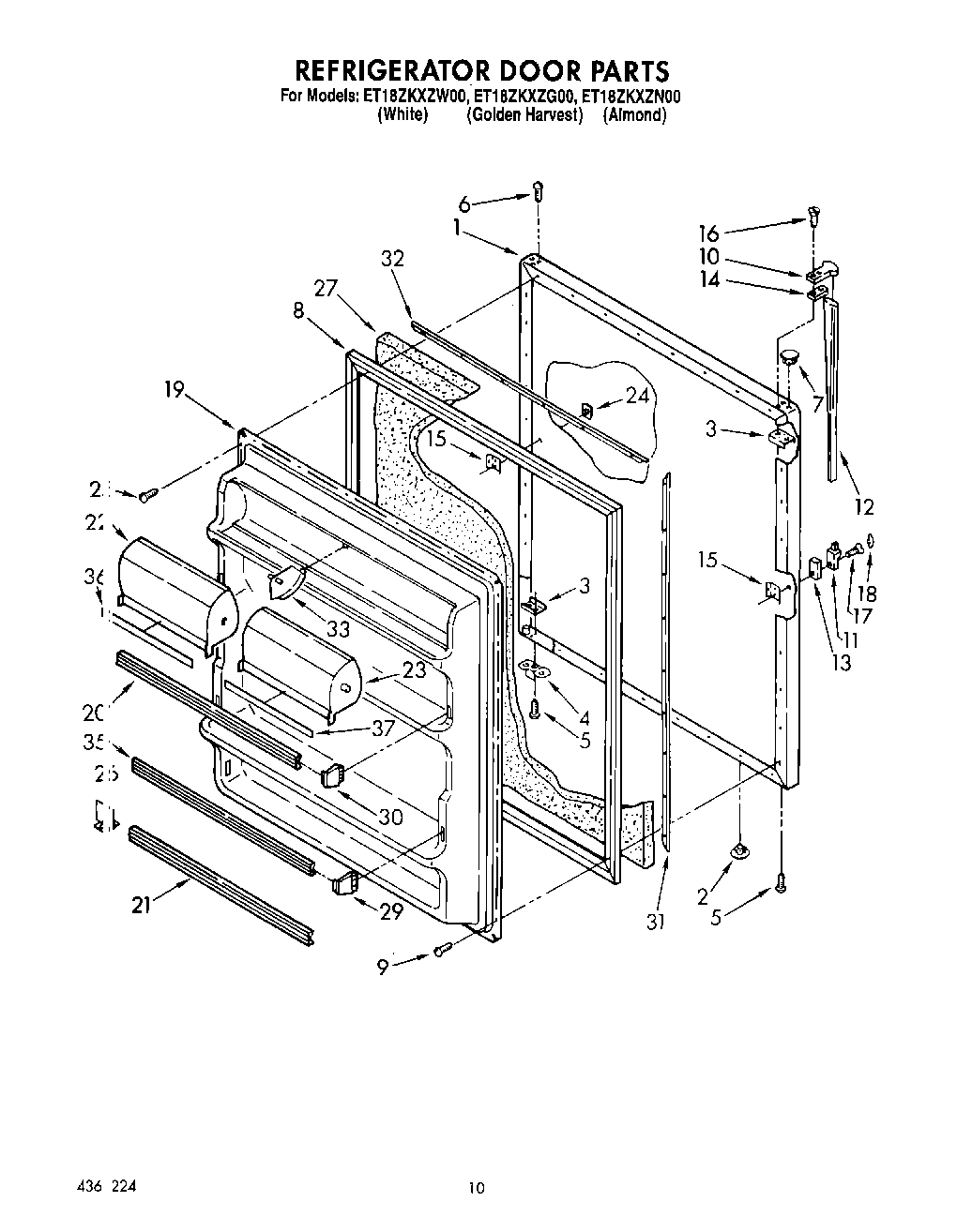 07 - REFRIGERATOR DOOR, LIT/OPTIONAL