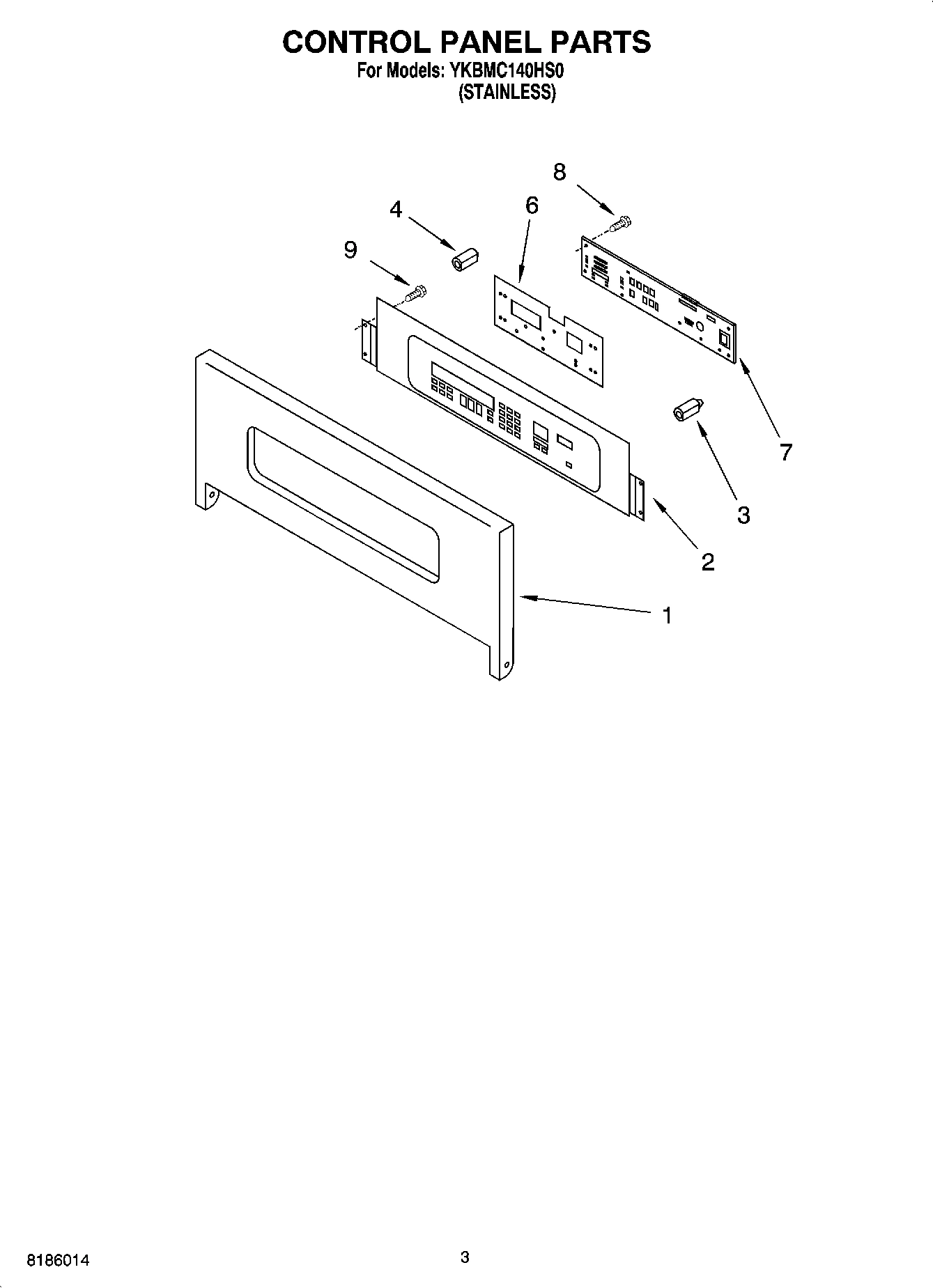 02 - CONTROL PANEL PARTS