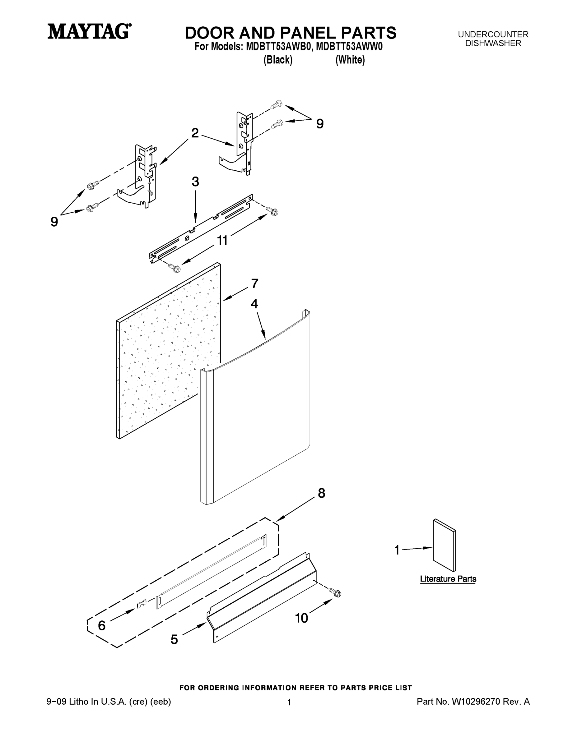01 - DOOR AND PANEL PARTS