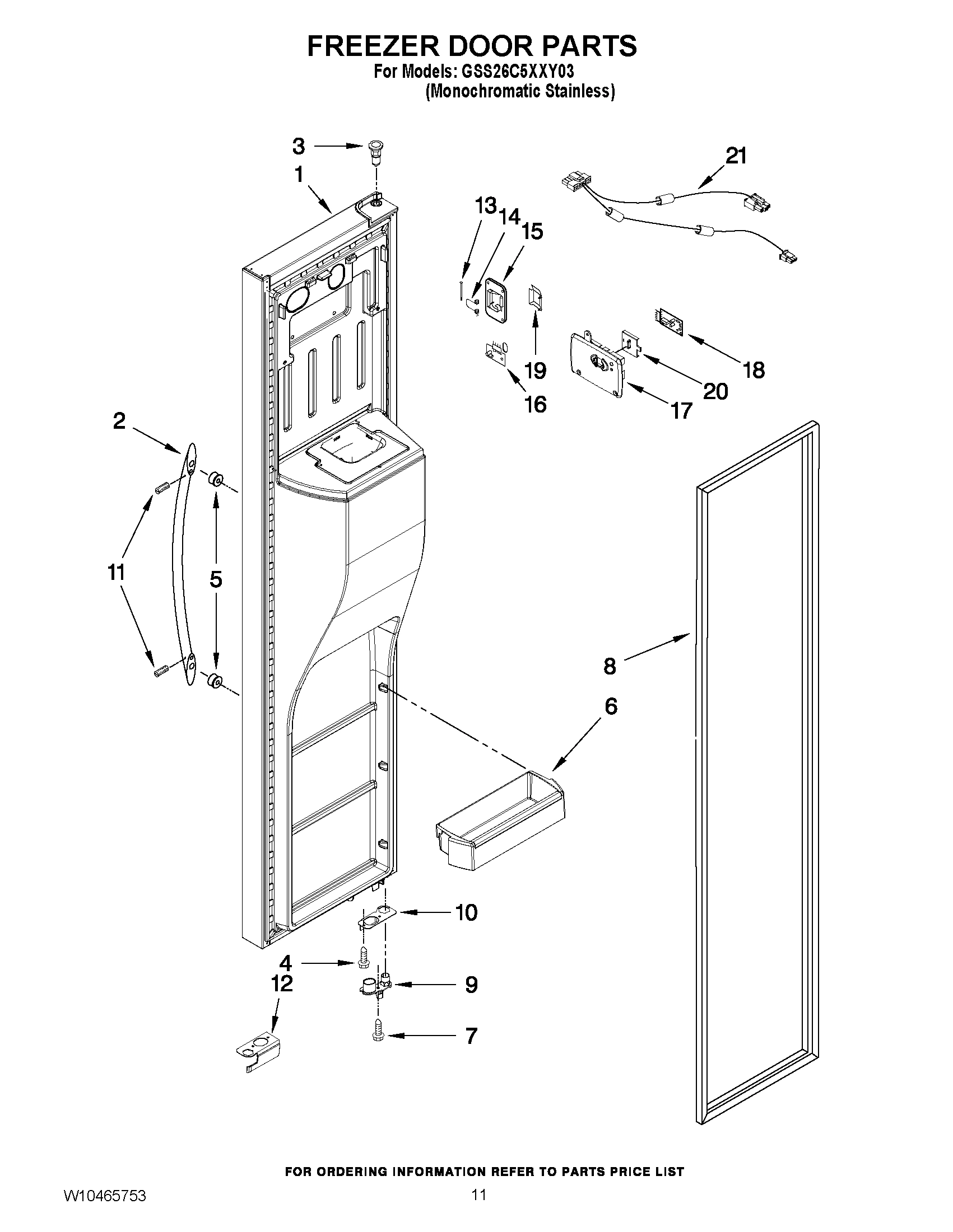07 - FREEZER DOOR PARTS