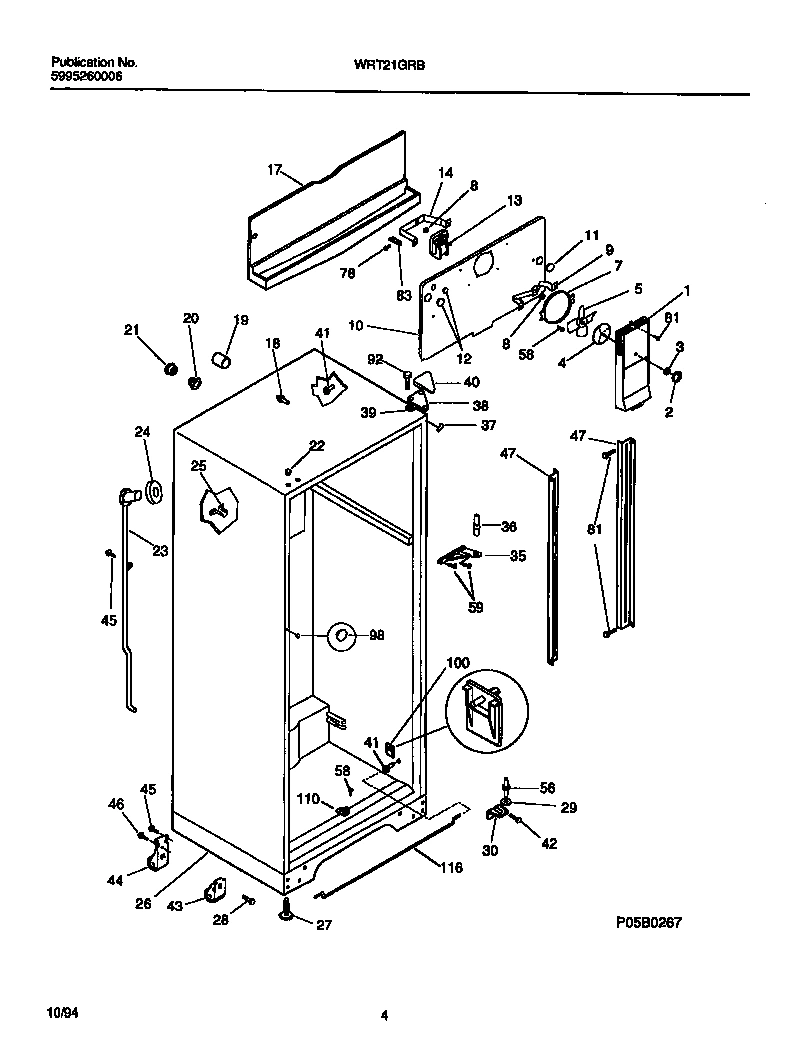 03 - CABINET W/ FAN ASSEMBLY