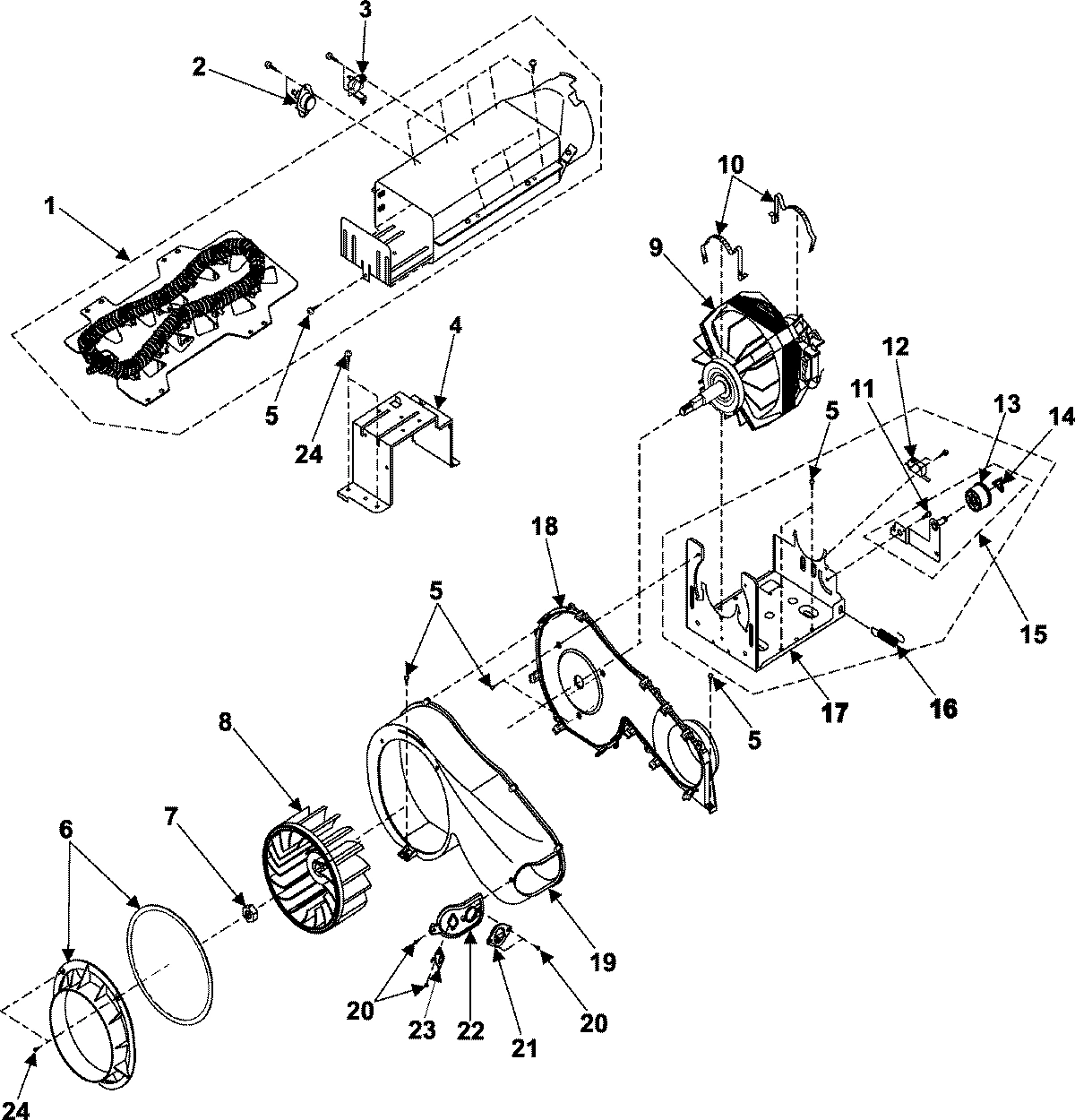 01 - BLOWER/HEATER/MOTOR