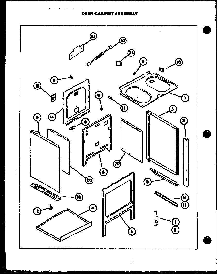 03 - OVEN CABINET ASSY