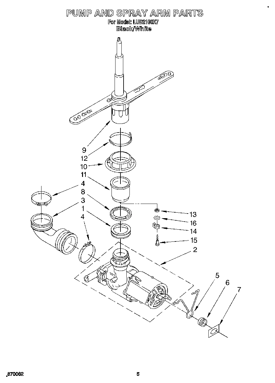 04 - PUMP AND SPRAY ARM