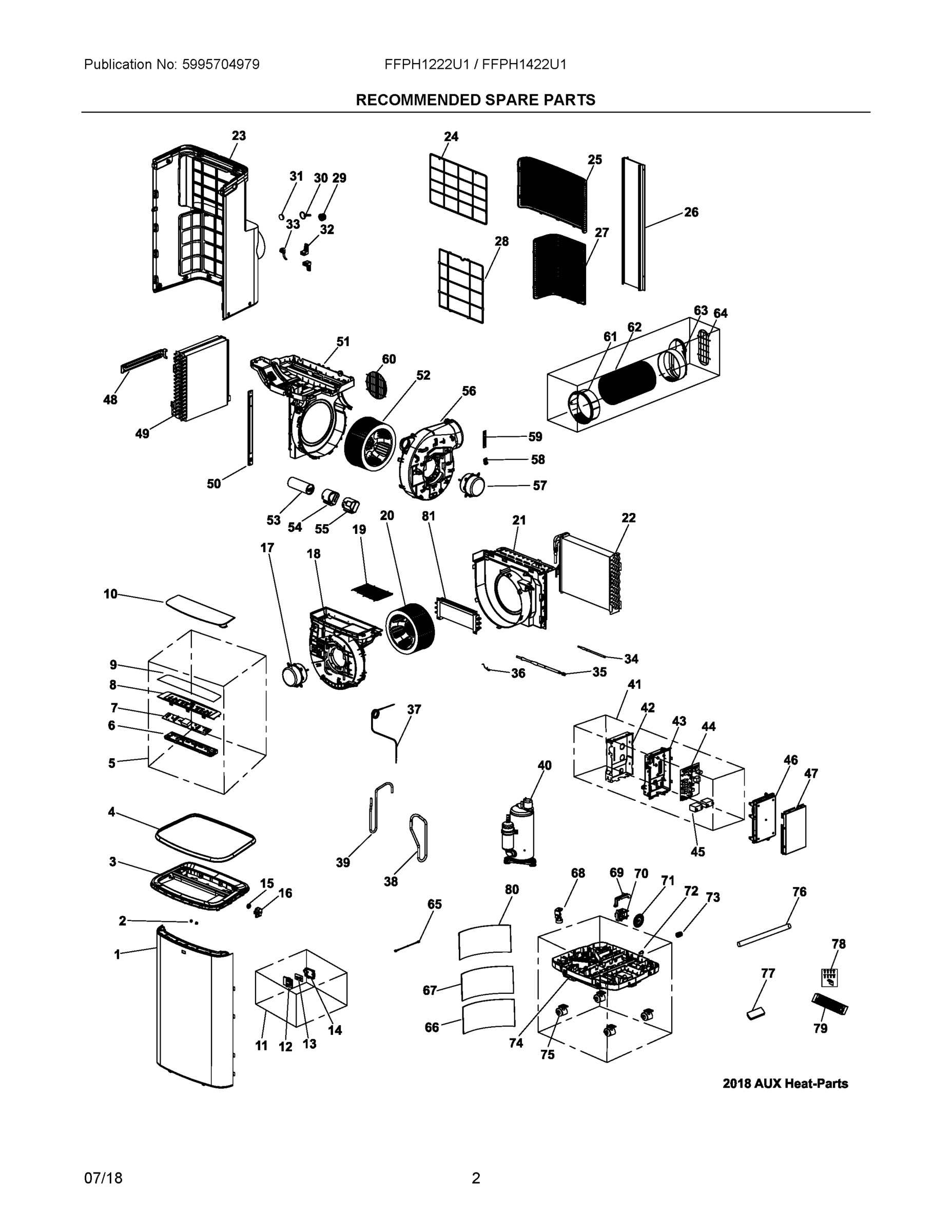 02 - RECOMMENDED SPARE PARTS