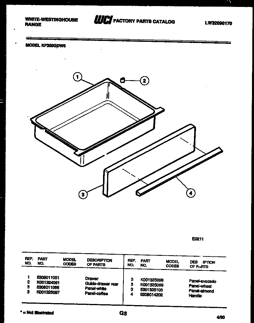 07 - DRAWER PARTS