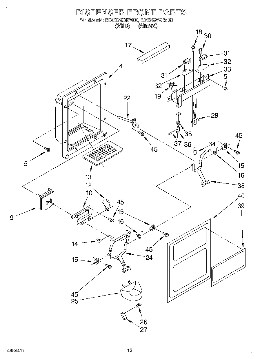 08 - DISPENSER FRONT