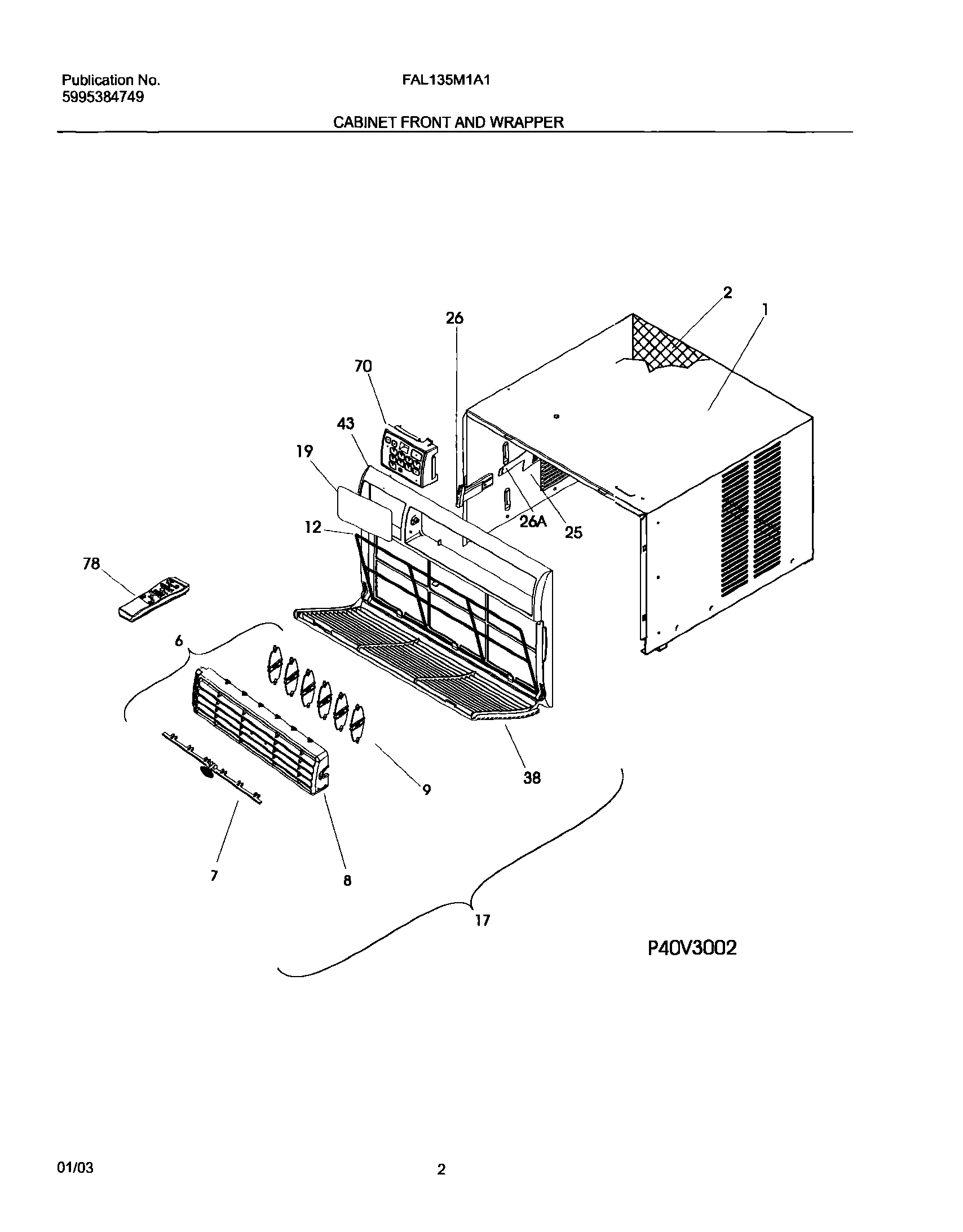 03 - CABINET FRONT AND WRAPPER