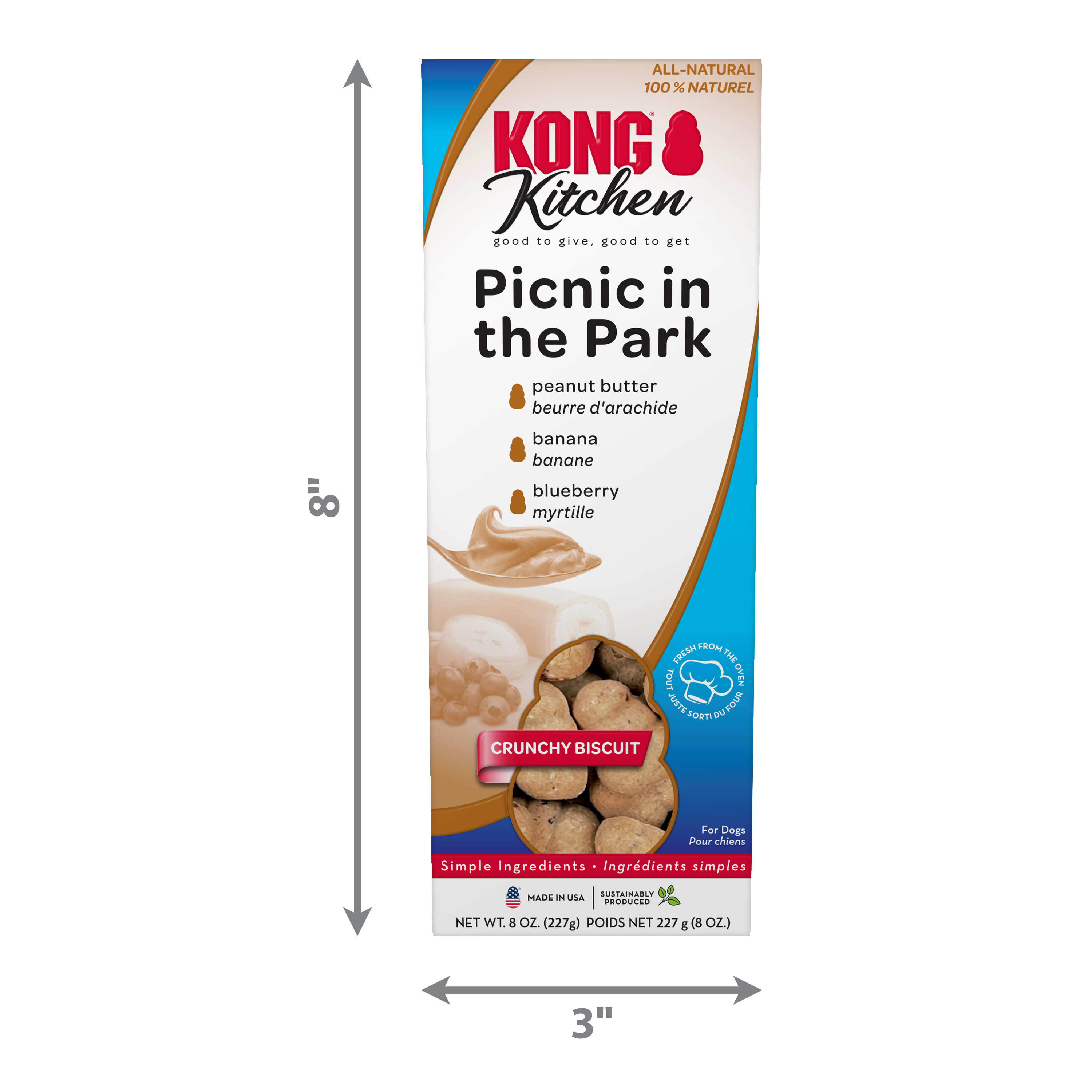 KONG Kitchen Crunchy Biscuit Picnic in the Park onpack product image