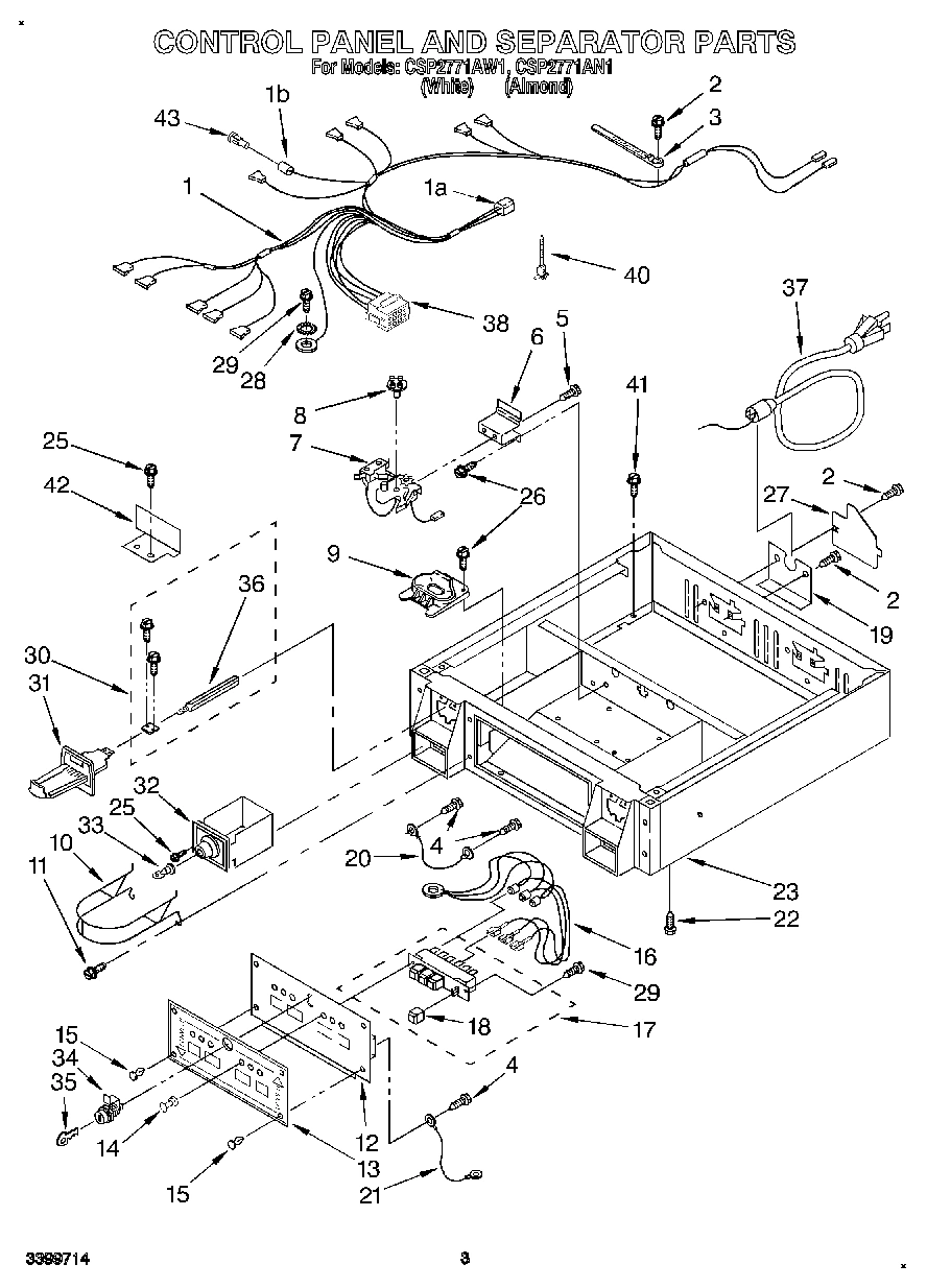 03 - CONTROL PANEL AND SEPARATOR