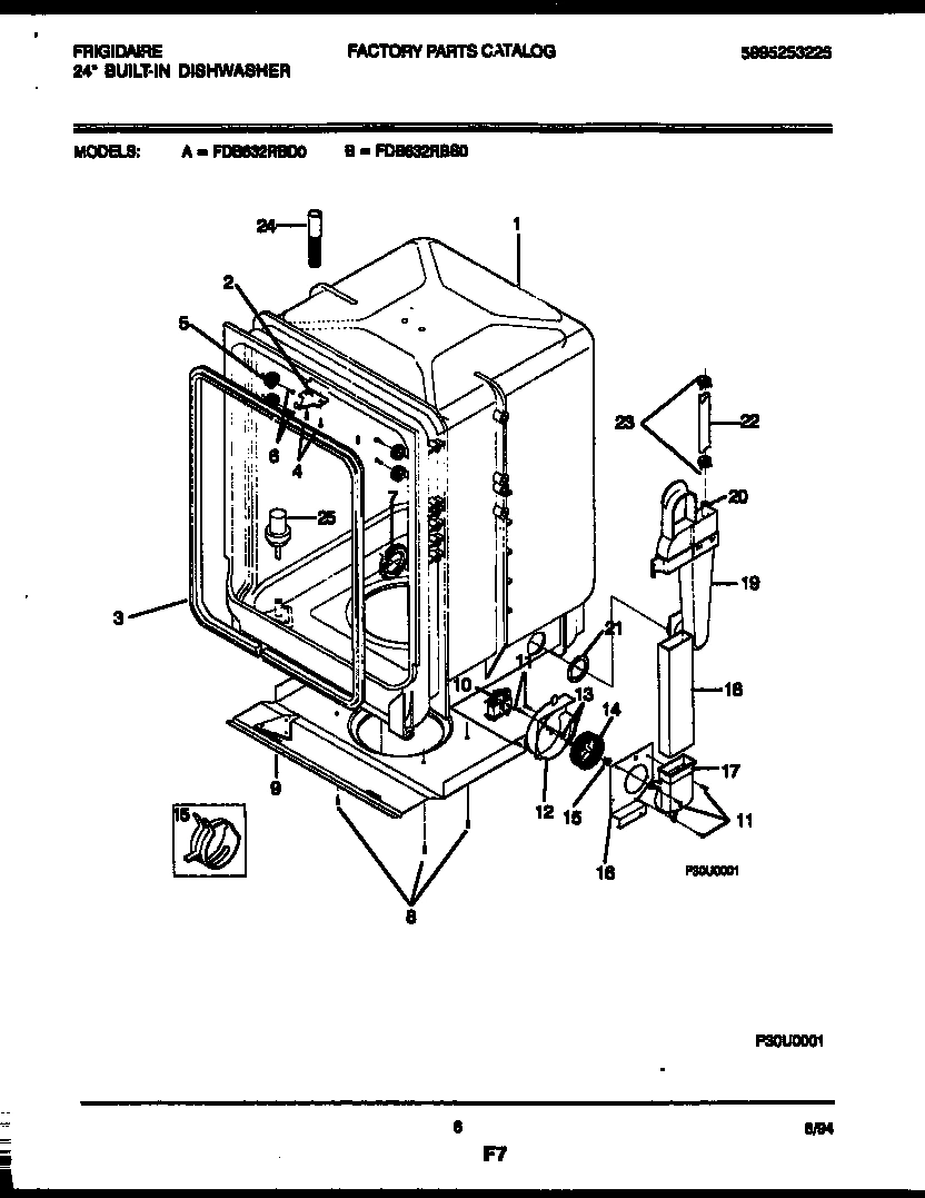 05 - TUB AND FRAME PARTS