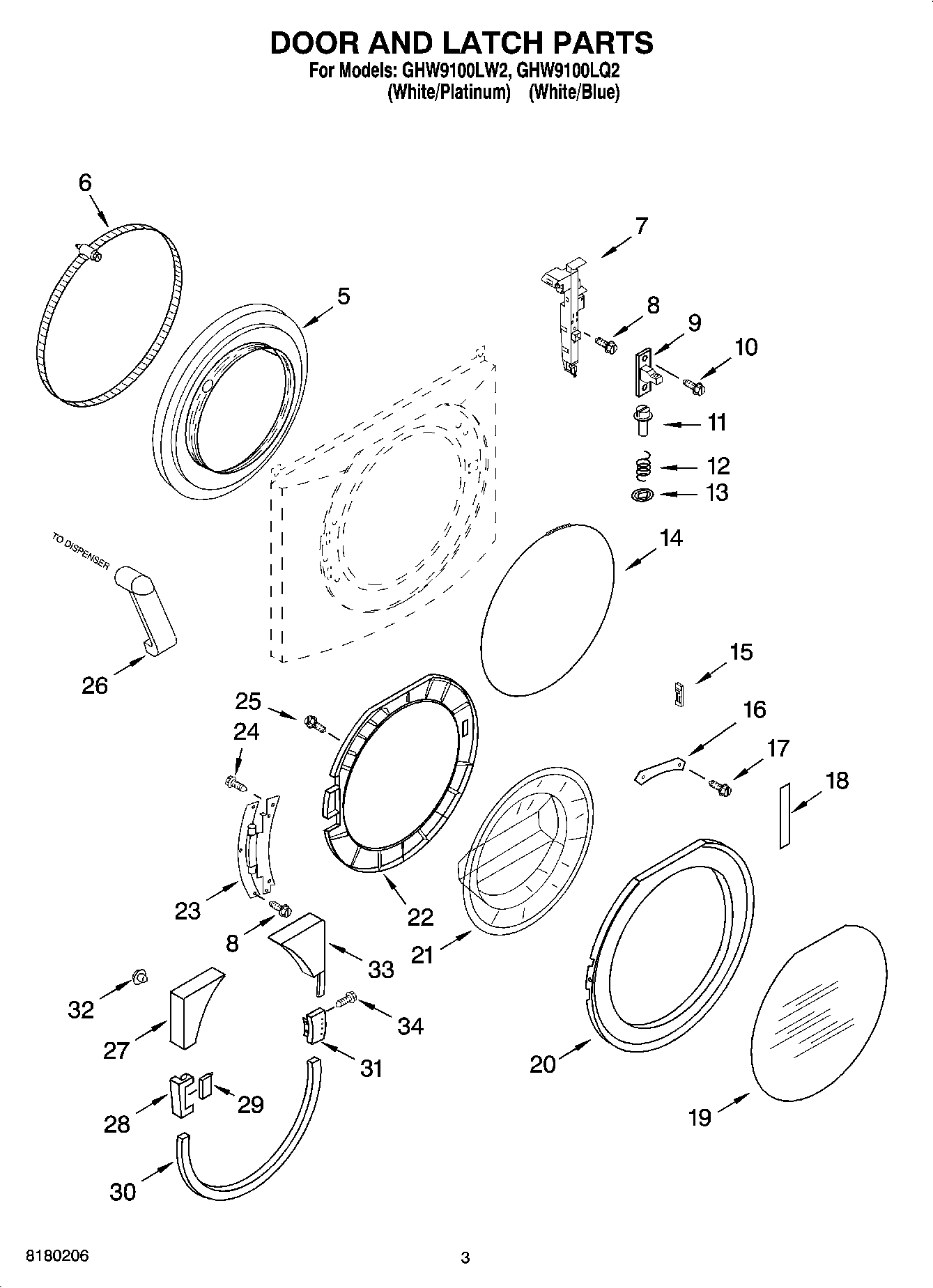 02 - DOOR AND LATCH PARTS