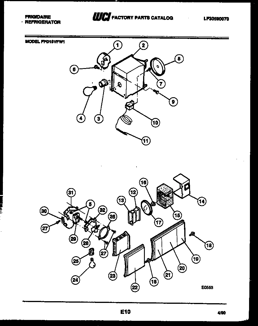 06 - REFRIGERATOR CONTROL ASSEMBLY, DAMP