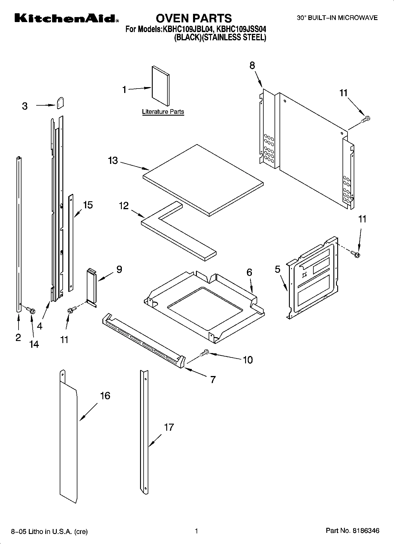 01 - OVEN PARTS