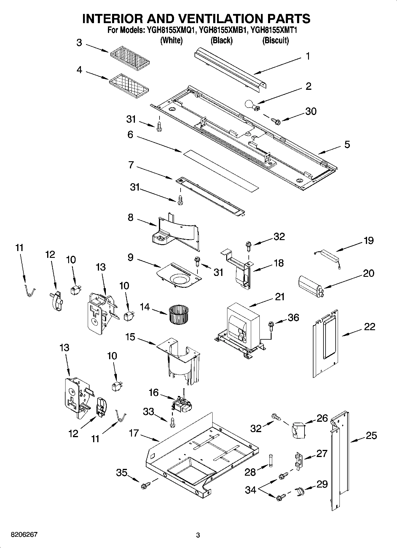 03 - INTERIOR AND VENTILATION PARTS