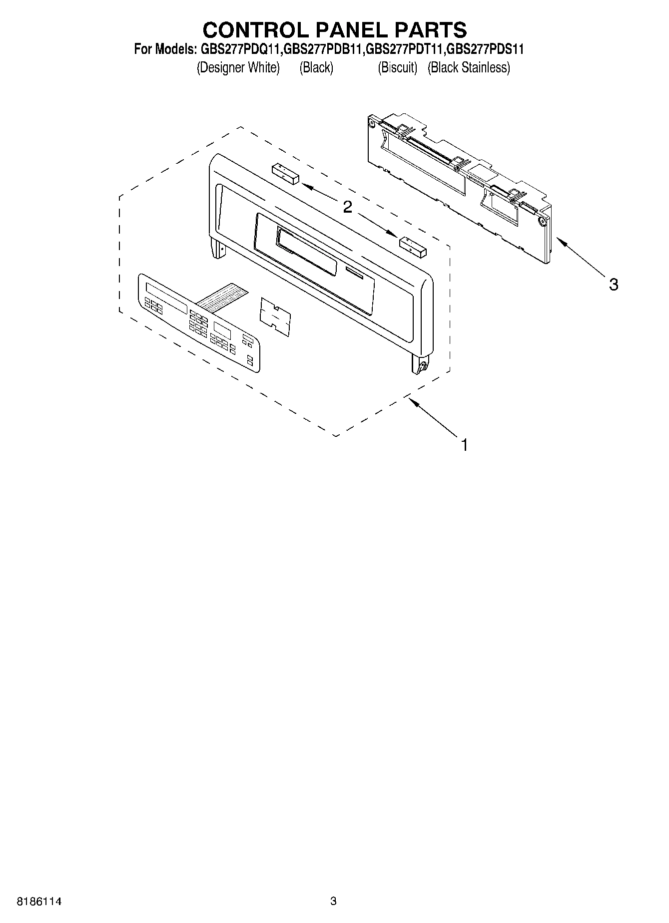 02 - CONTROL PANEL PARTS