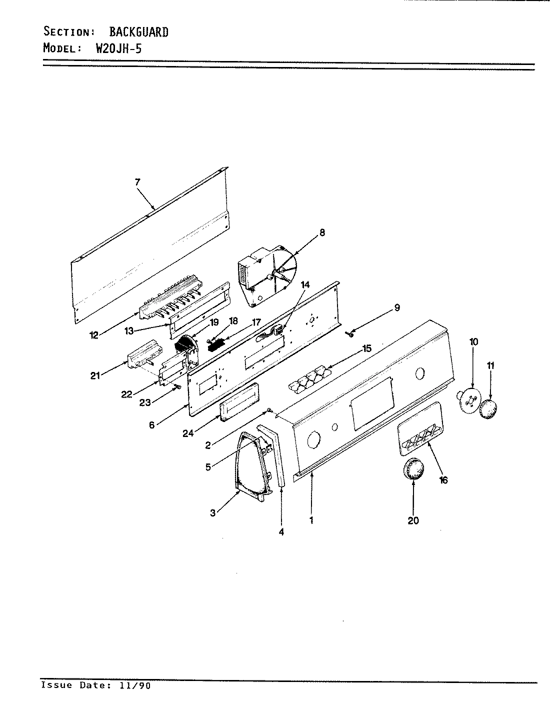 02 - CONTROL PANEL (W20JY5)