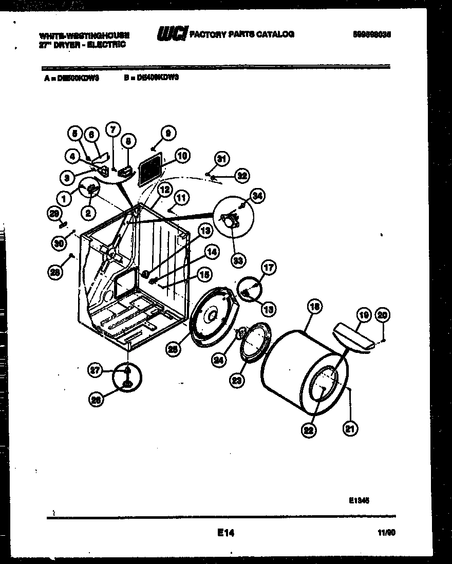 02 - CABINET AND COMPONENT PARTS