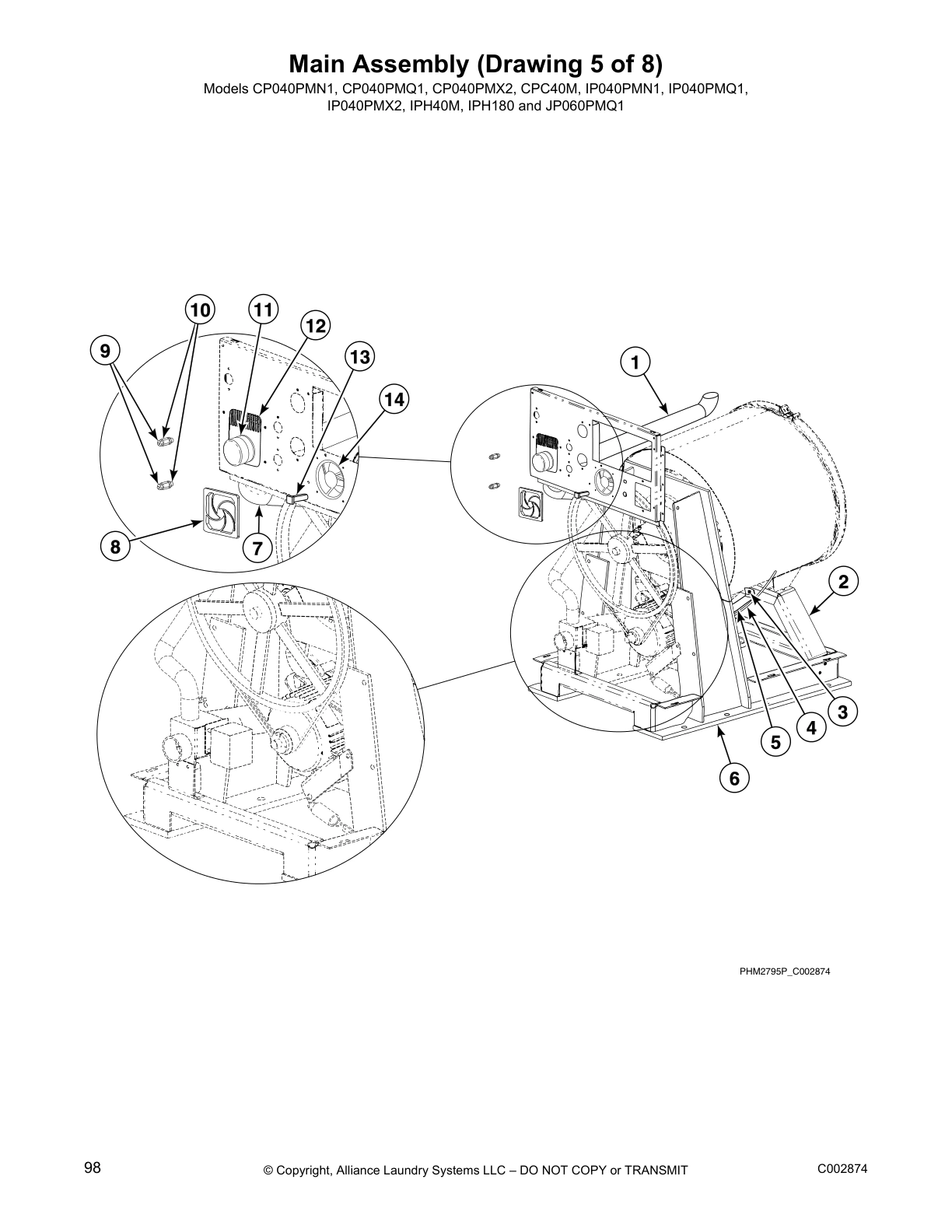 Main Assembly (Drawing 5 of 8)