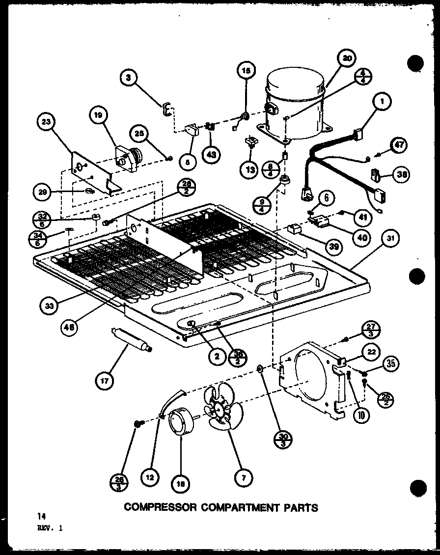 01 - COMPRESSOR COMPARTMENT PARTS