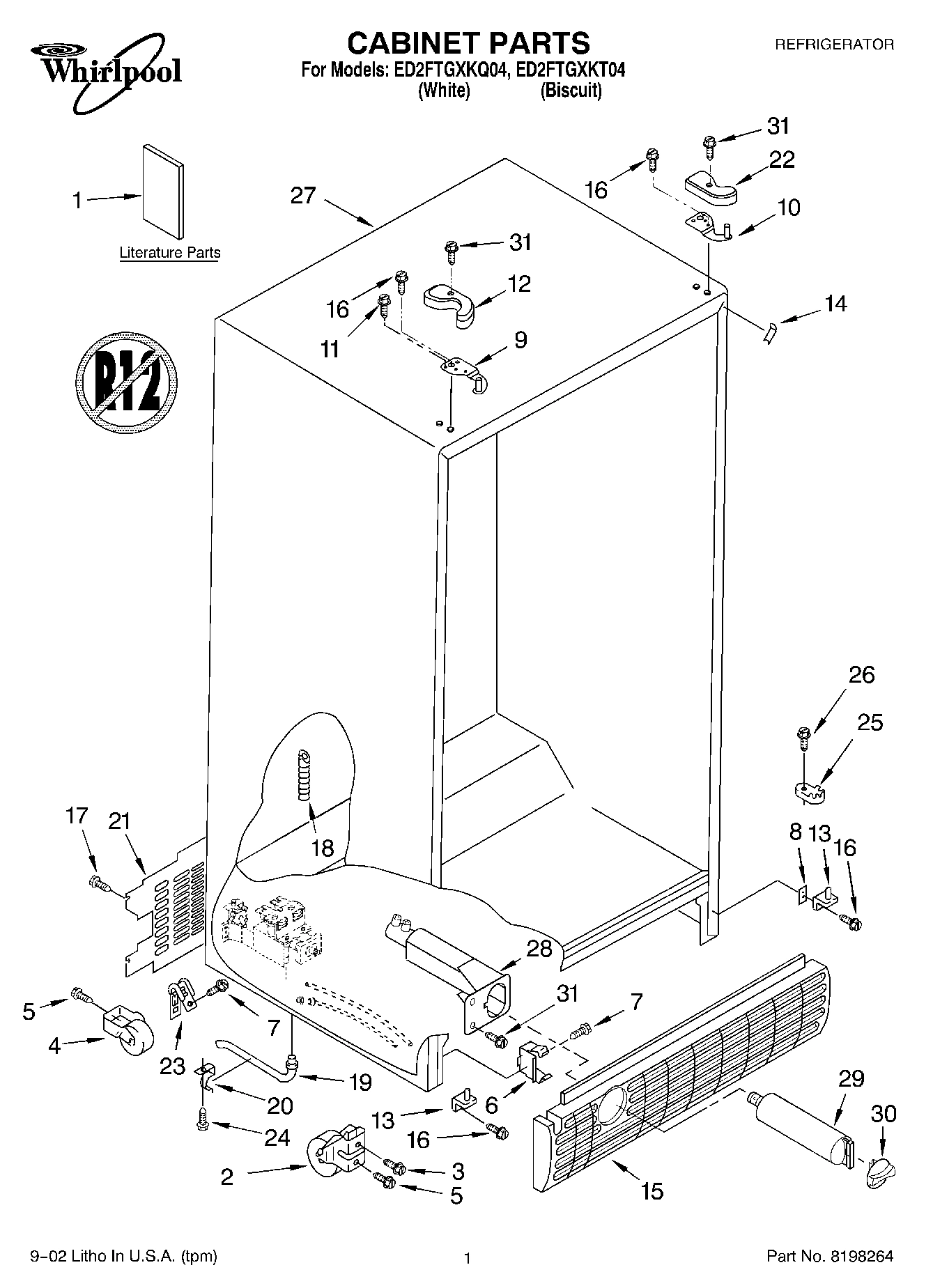 01 - CABINET, LITERATURE