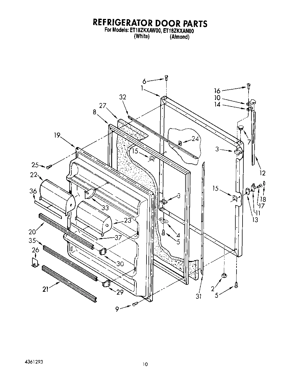 07 - REFRIGERATOR DOOR, LIT/OPTIONAL