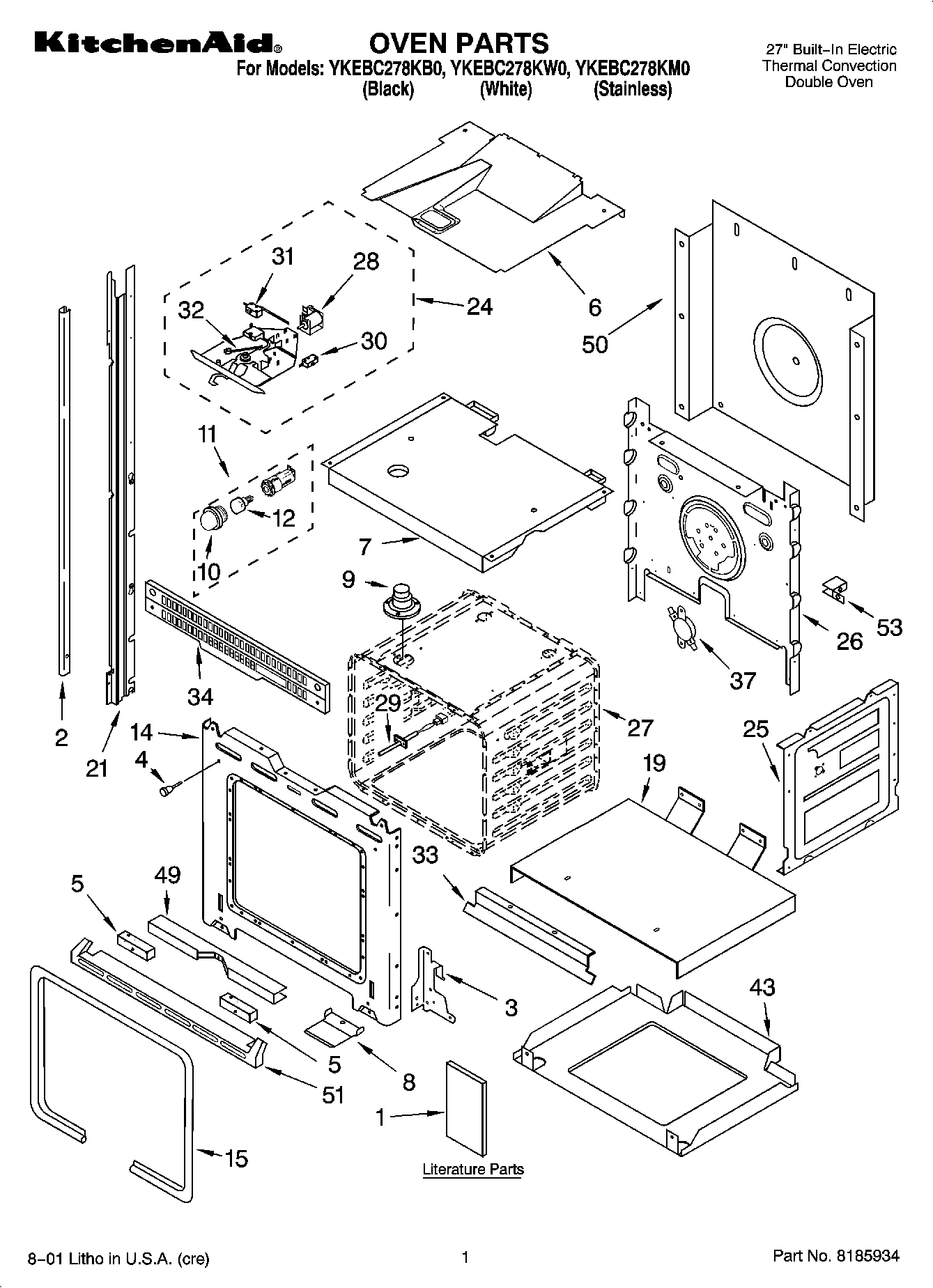 01 - OVEN PARTS