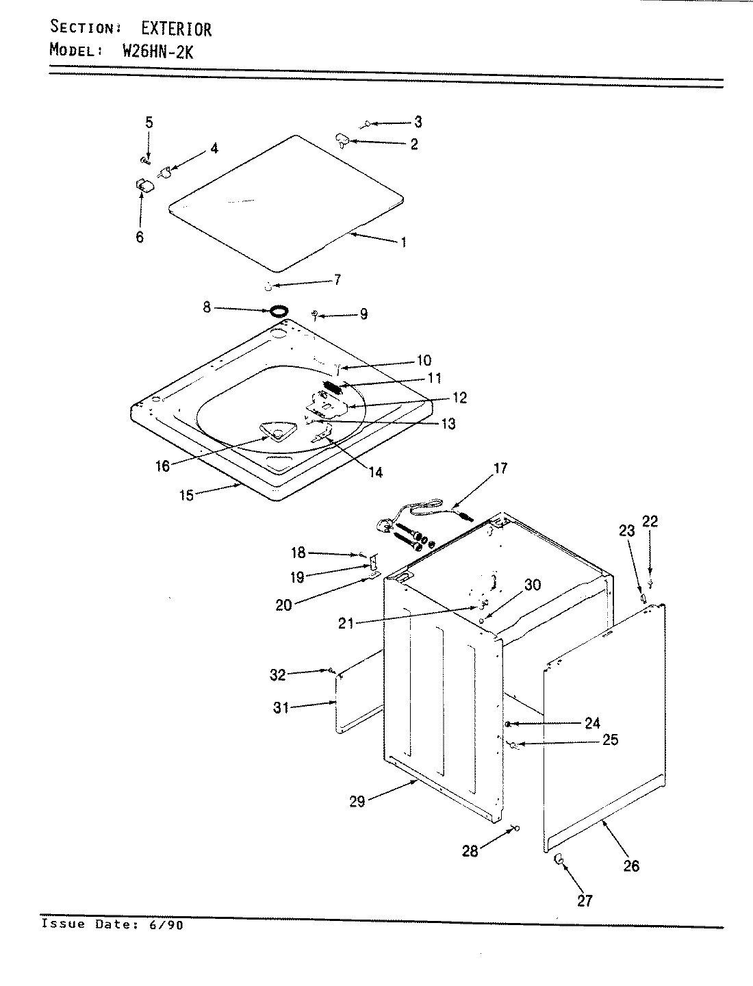 06 - EXTERIOR (W26HN2K)(REV. E)