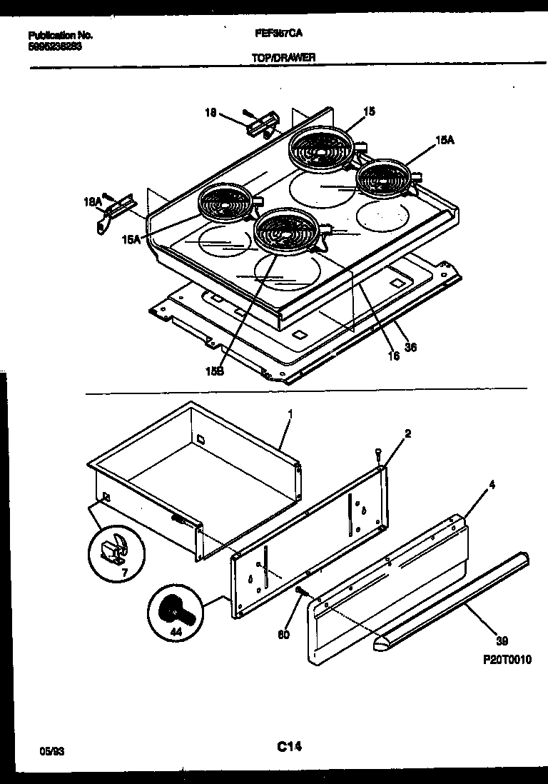 04 - COOKTOP AND DRAWER PARTS