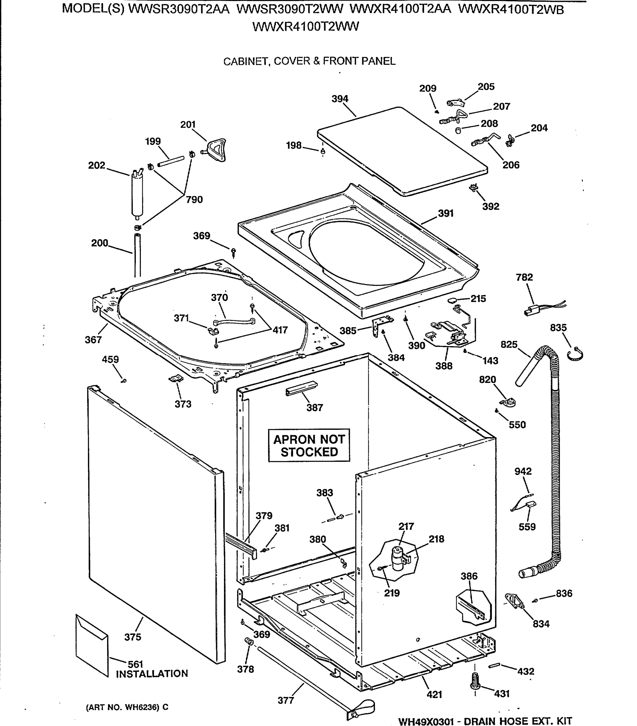 CABINET, COVER & FRONT PANEL